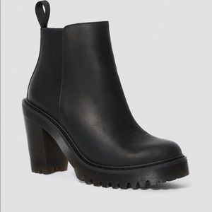 Dr Martens Magdalena leather Heeled Chelsea Boots